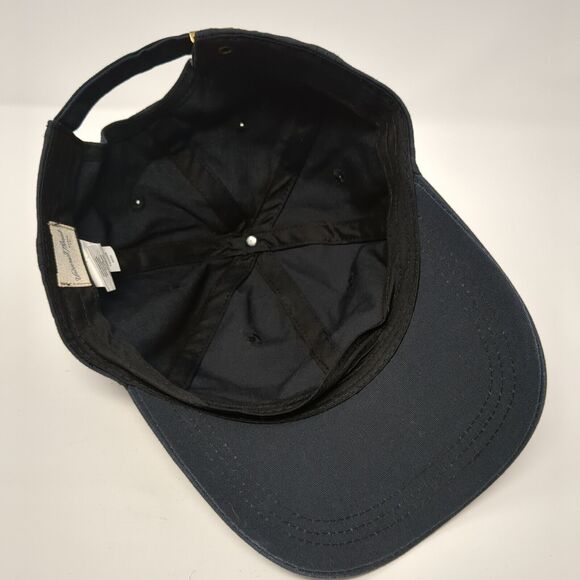 Universal Thread Slideback Hat Black One Size Adjustable Solid Blank - Picture 6 of 8